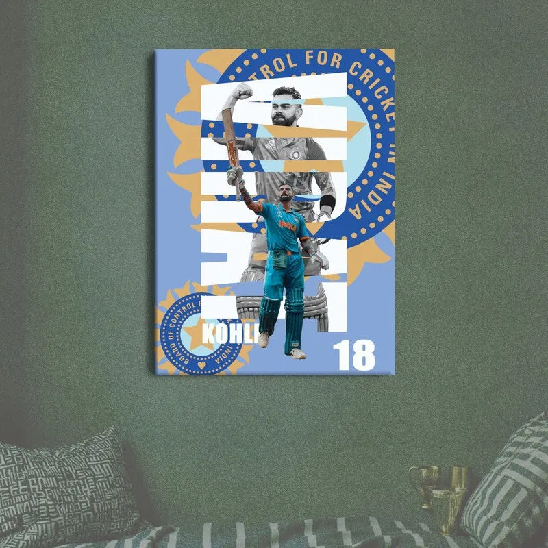 Virat Kohl Canvas Wall Art media 7