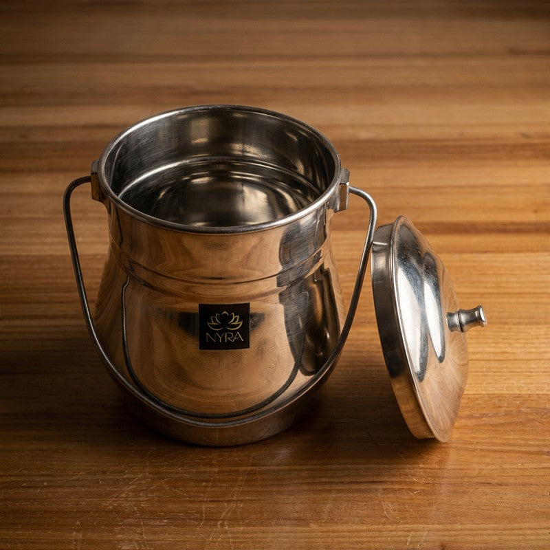 Hive Silver Stainless Steel Container - 2600 mL media 5