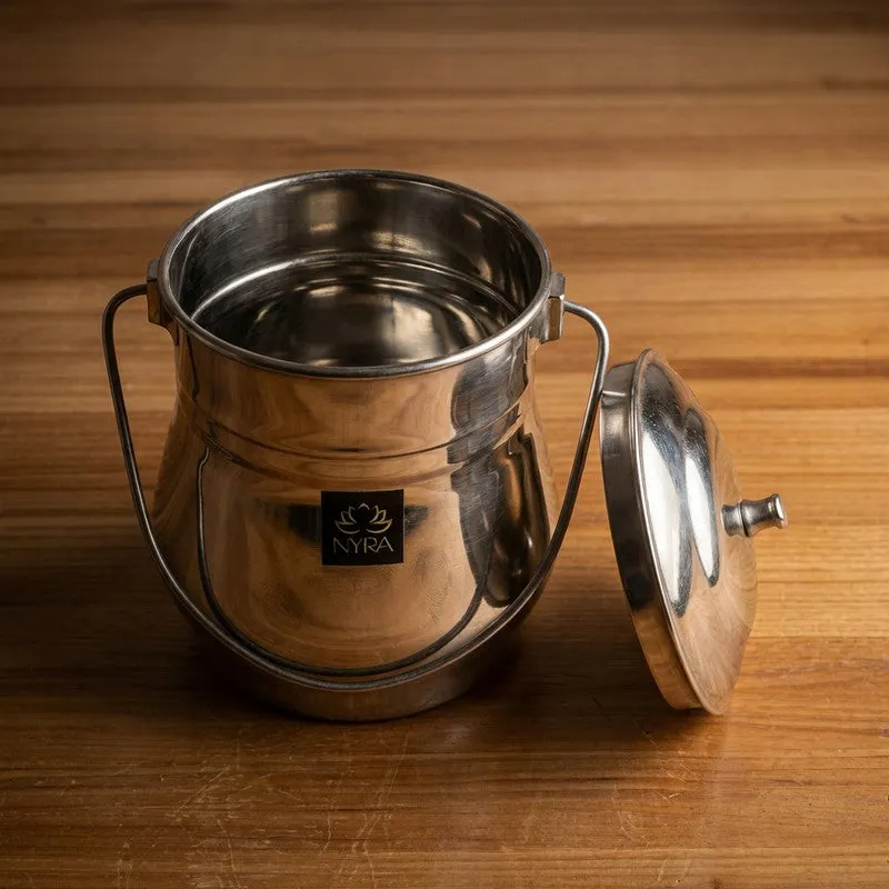 Hive Silver Stainless Steel Container - 2600 mL media 5