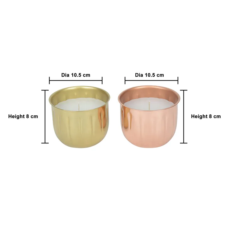 Nakshatra Vanilla Scented Festive Tealight Candle - Set Of Two media 5