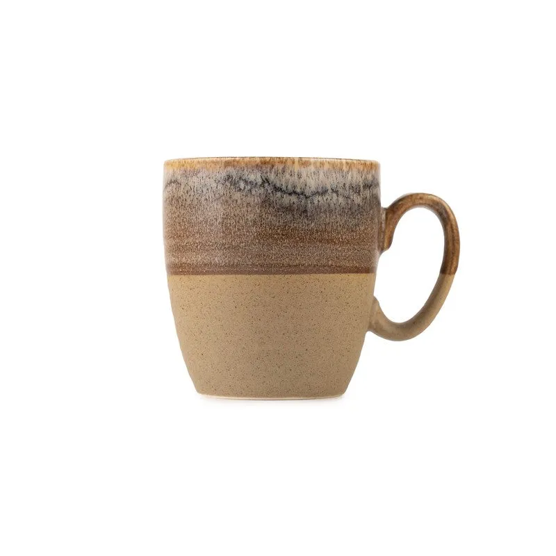 Elowen Porcelain Tea Cup (200 mL Each,Brown) - Set Of Six media 6