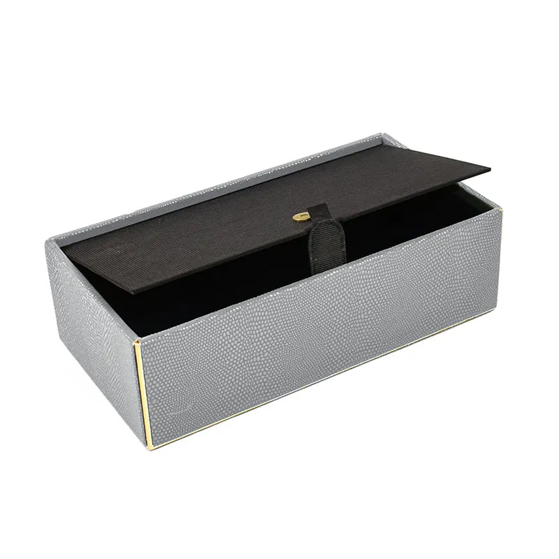 Tisquo Edge Faux Leather Tissue Box - Grey media 6