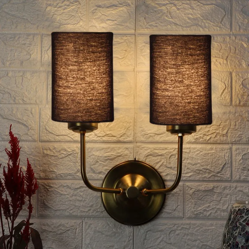 Lumoire Duo Metal Wall Lamp - Gold,Black media 1