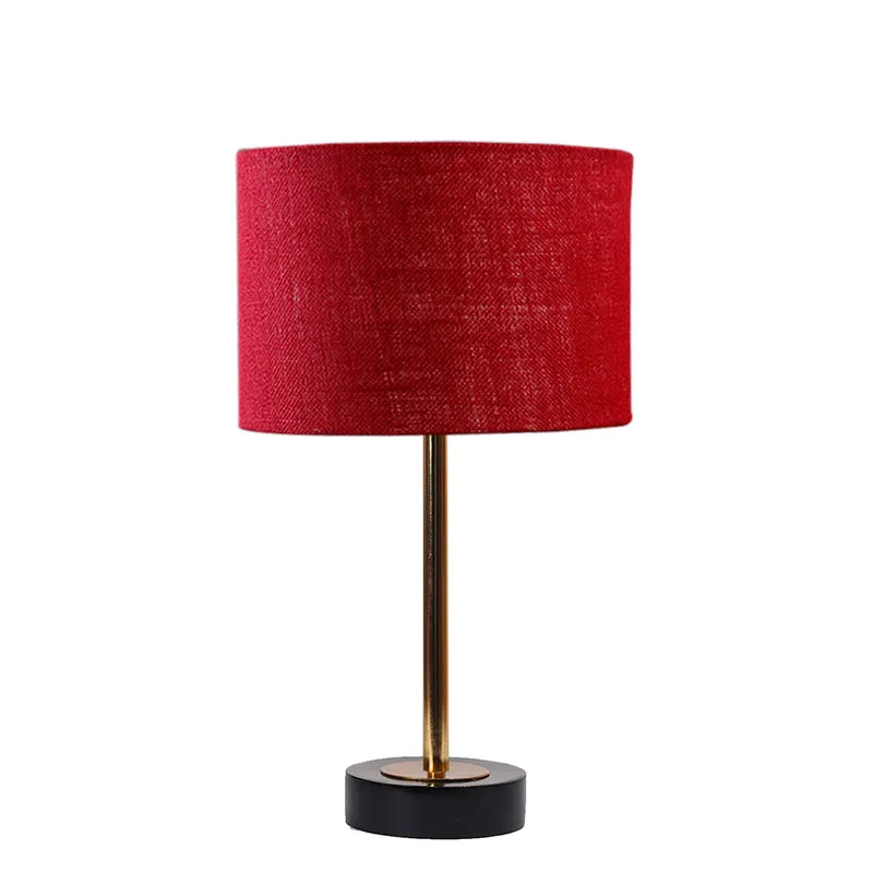 Sienna I Rodin Wooden Table Lamp - Maroon,Gold,Black media 4