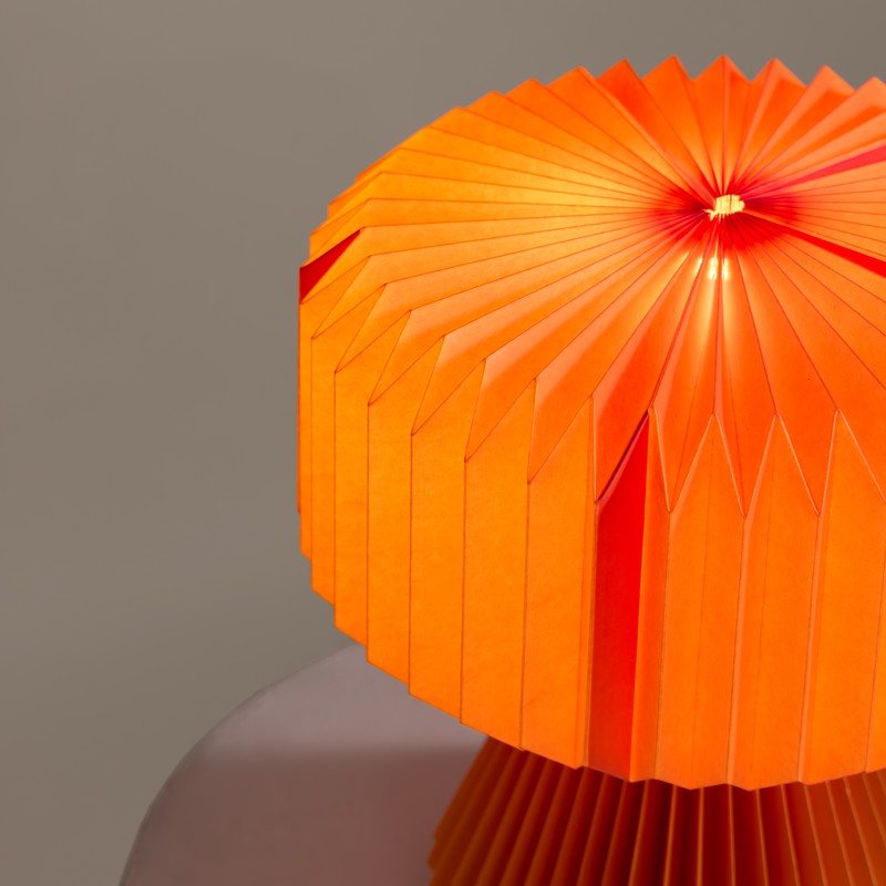 Fig Living Ori Tangerine Dusk Table Lamp - Orange media 4