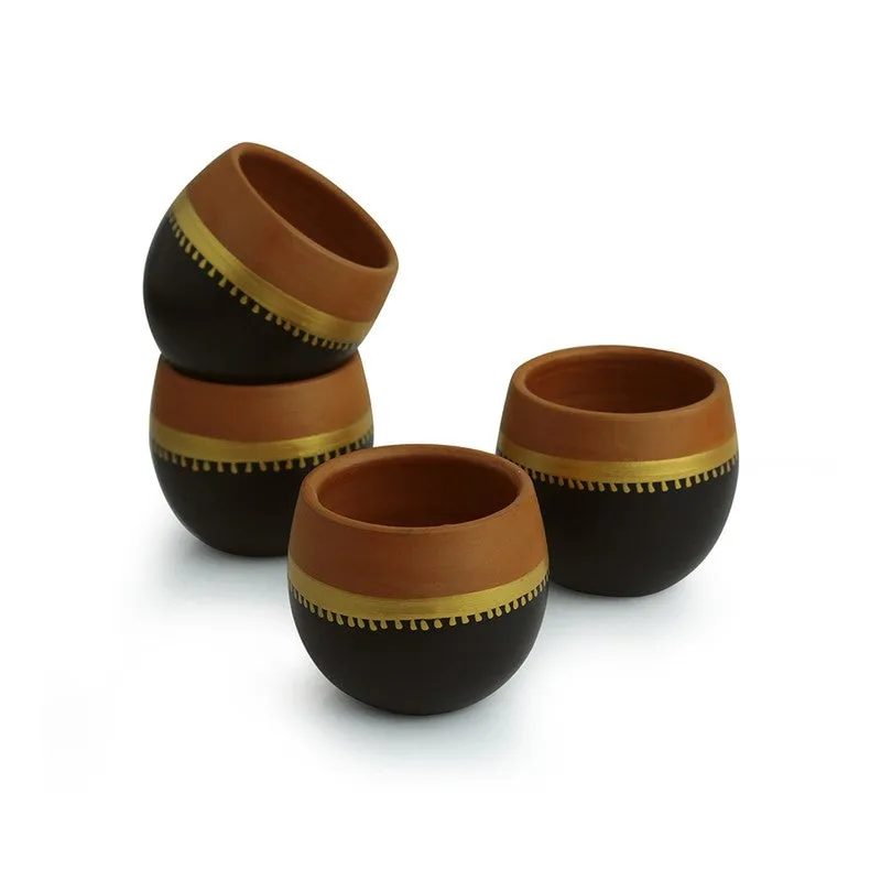 Mano Handpainted Kulhad (165 ML) - Set Of Four media 3