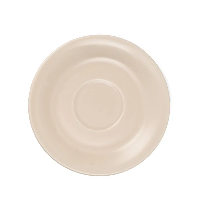 CozySip Porcelain Cup & Saucer (Ivory/200 mL Each) - Set of Six - 6