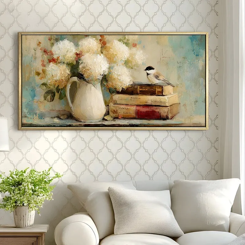 Serenity Canvas Wall Painting With Frame media 4