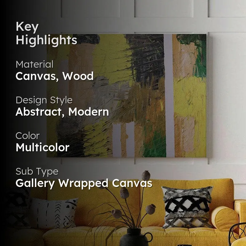 Spring Abstract Canvas Painting - Gallery Wrap media 2