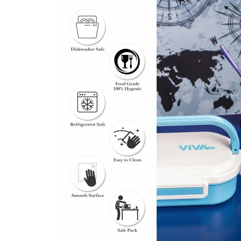 Shapey Lunch Box (White & Blue) media 6