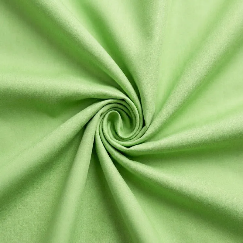 Baria Solid Cotton Bedsheet (Green) - 200 TC media 5