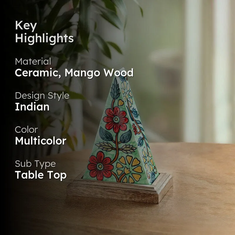 Tree Cone Ceramic Showpiece media 2