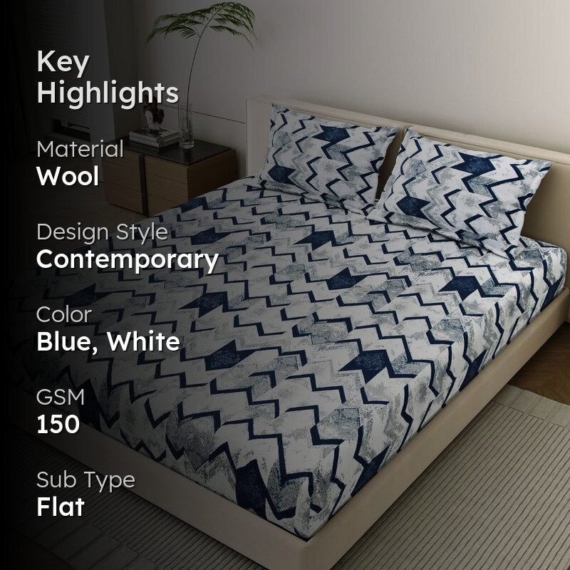 WaveComfort Woolen Bedsheet - 150 GSM media 2