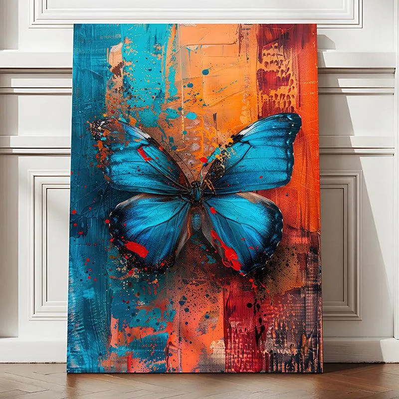 Butterfly Waltz Canvas Modern Wall Art media 5