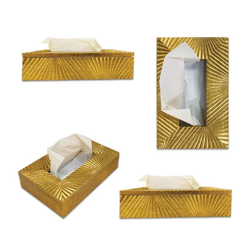 Stripe Stride Tissue Box - Amber media 5