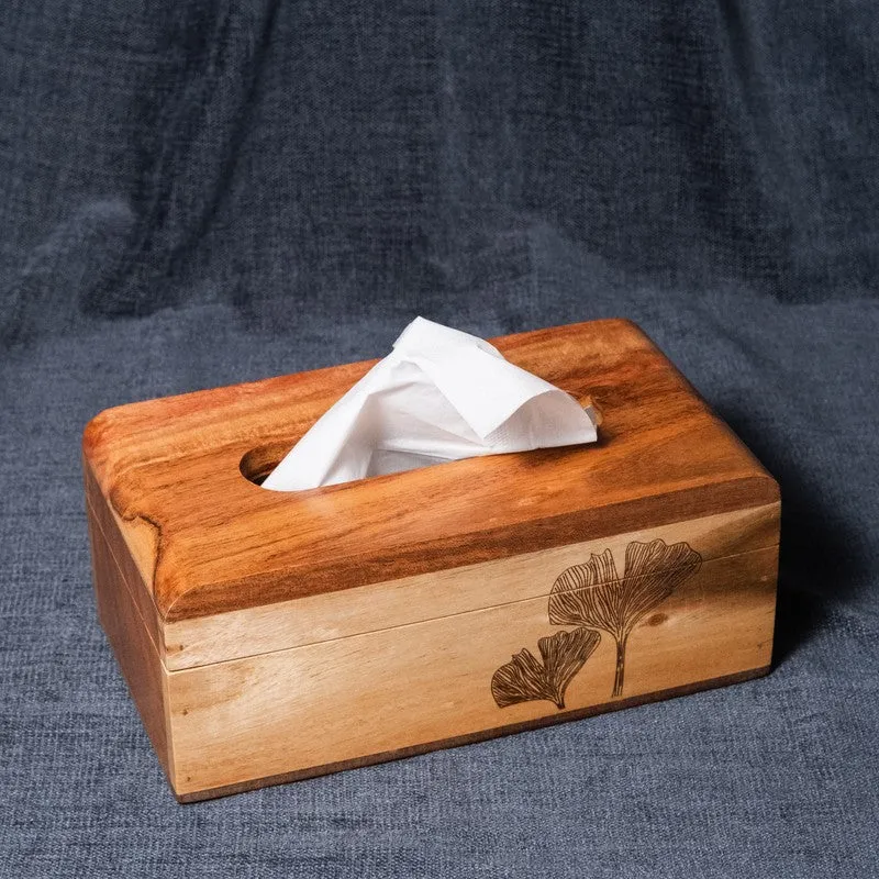 Classic Printed Wooden Tissue Holder media 3