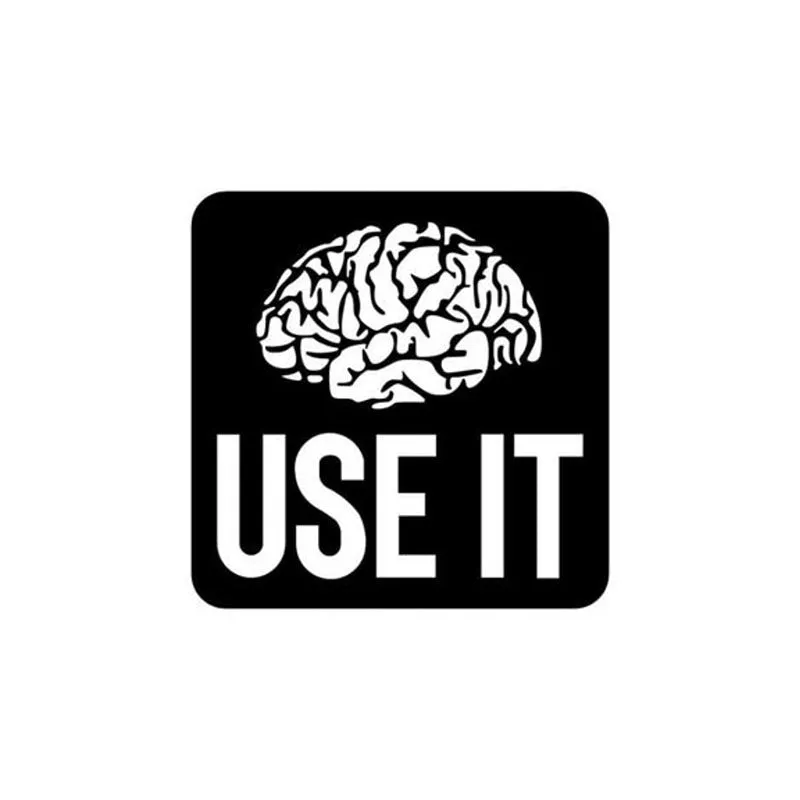 Use The Brain Black Iron Wall Accent media 3