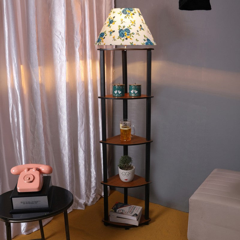 Opulent Beam Floor Lamp (Floral)