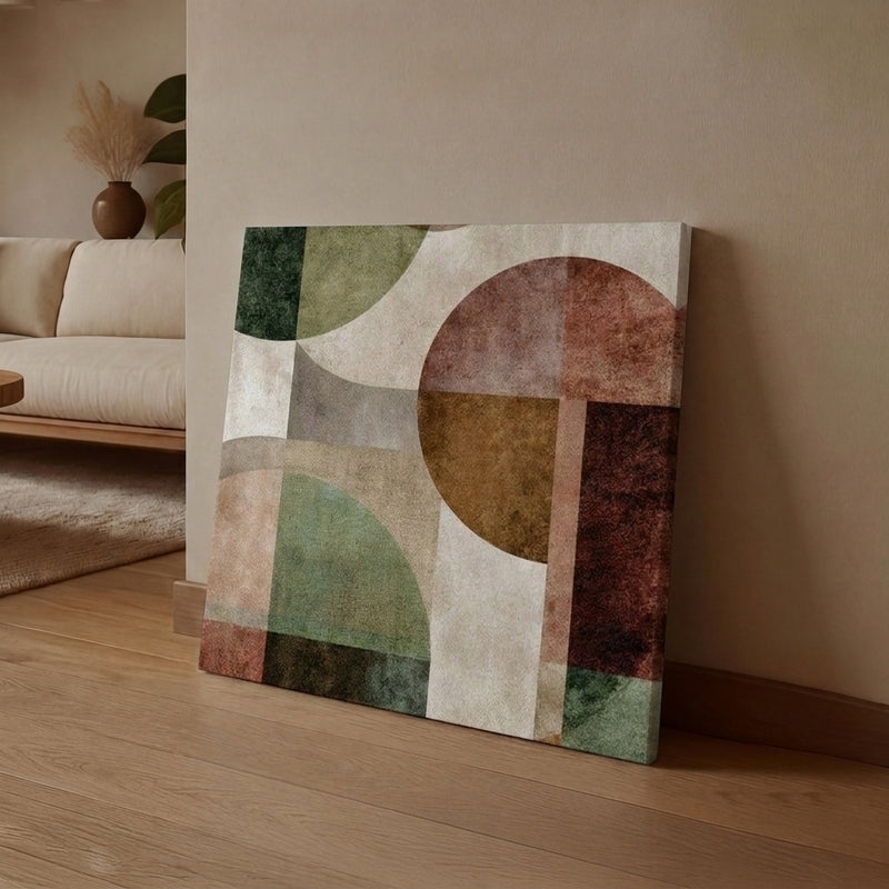 Pattern Orbit Canvas Wall Art