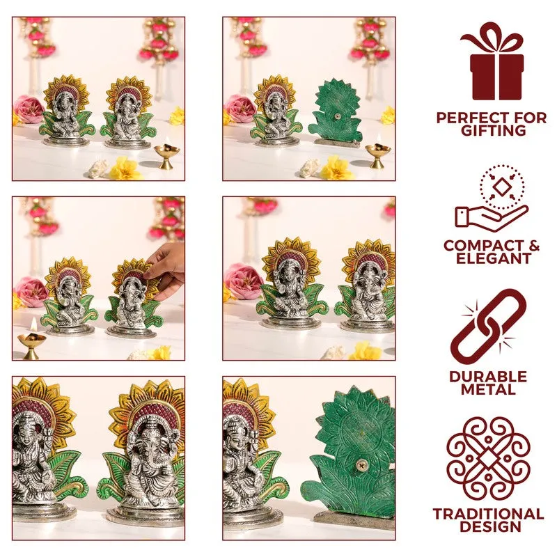 Sylvara Lakshmi Ganesh Idols & Sets - Set Of Two media 5
