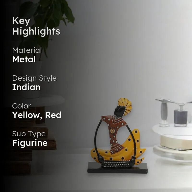 Melodic Heritage Dholak Metal Showpiece media 2