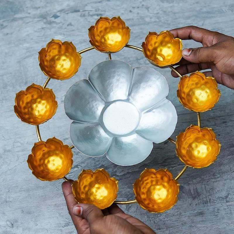 Tiara Urli Decor - Gold/Silver media 3