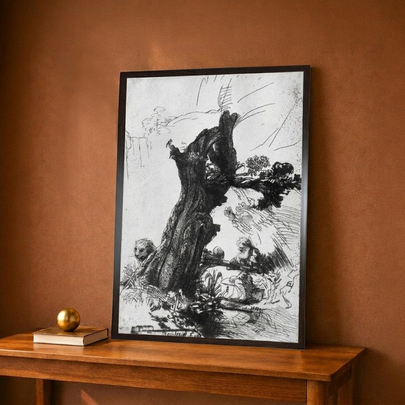 St. Jerome Writing, 1648 Canvas Wall Painting - 9 x 12 Inches