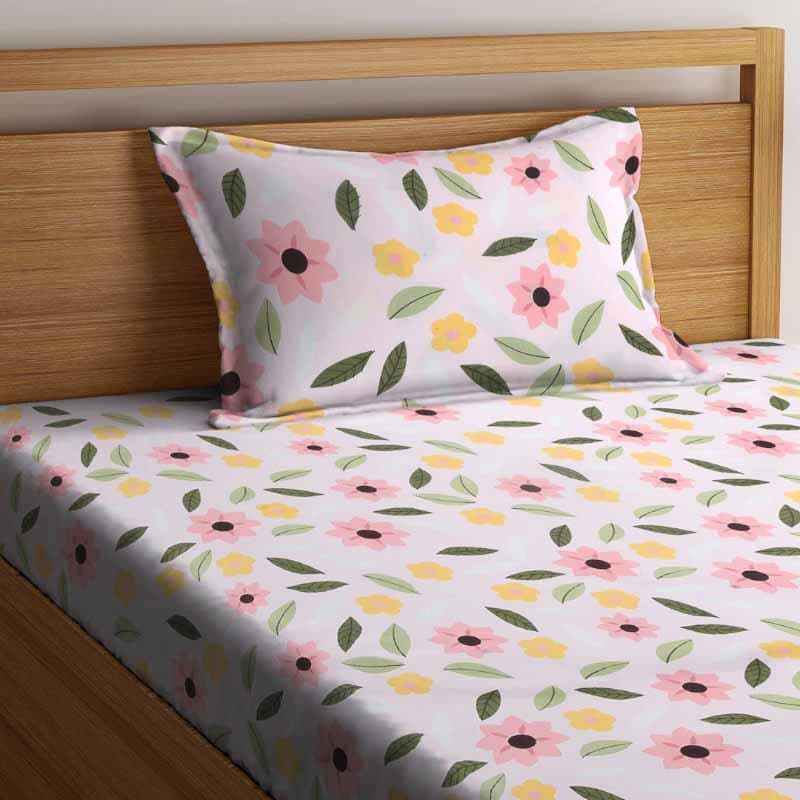 Garden Of Pink Bedsheet - 150 GSM media 4