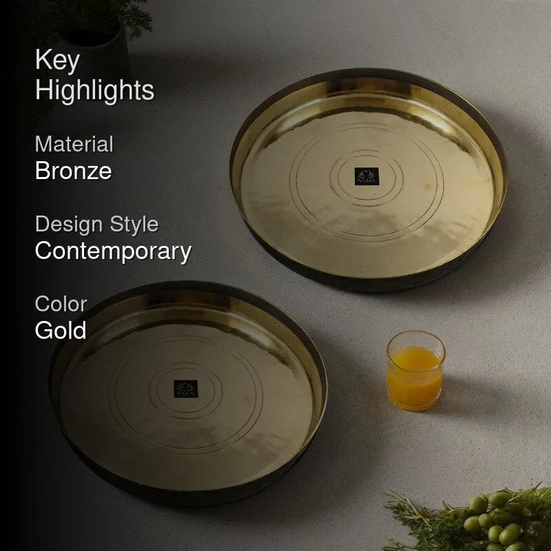 Mealix Bronze Dinner Plate - Set of Two media 2