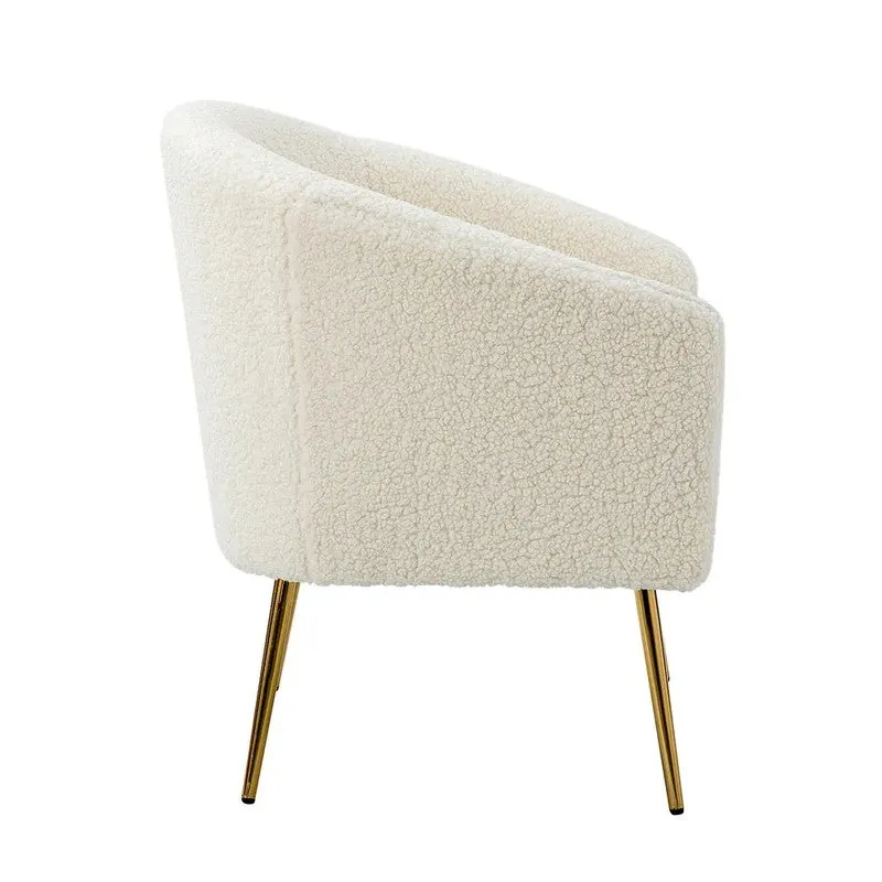Stylo Neem Wood Accent Chair - White media 6