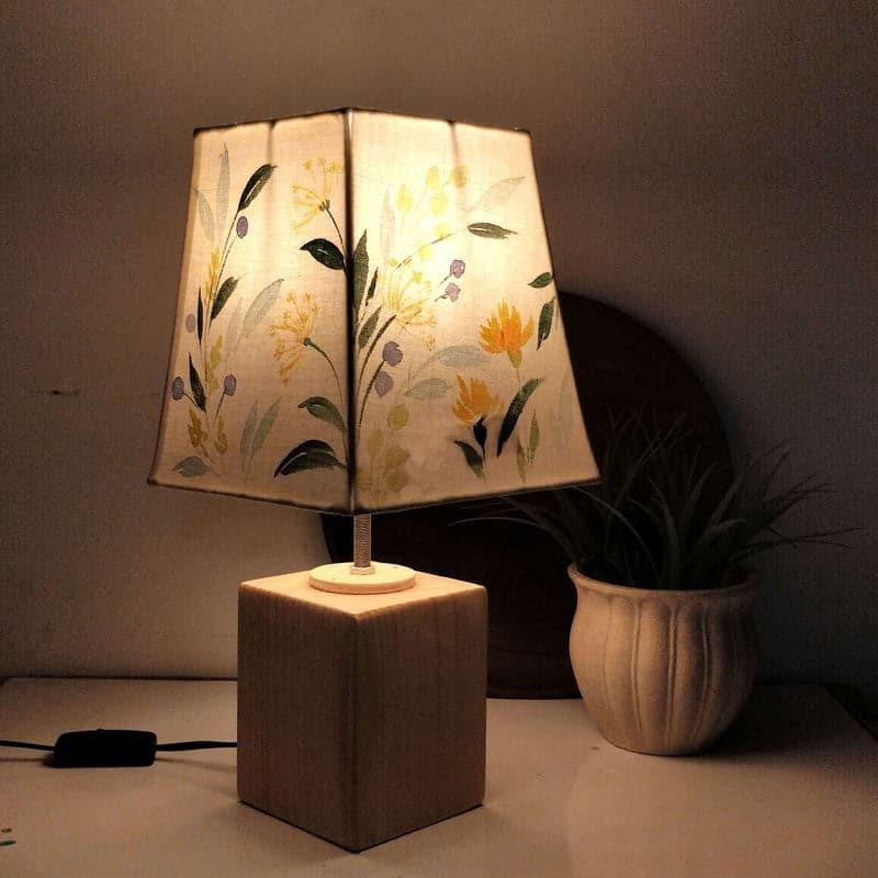 Mildura Empire Handpainted Fabric Table Lamp - Multicolor