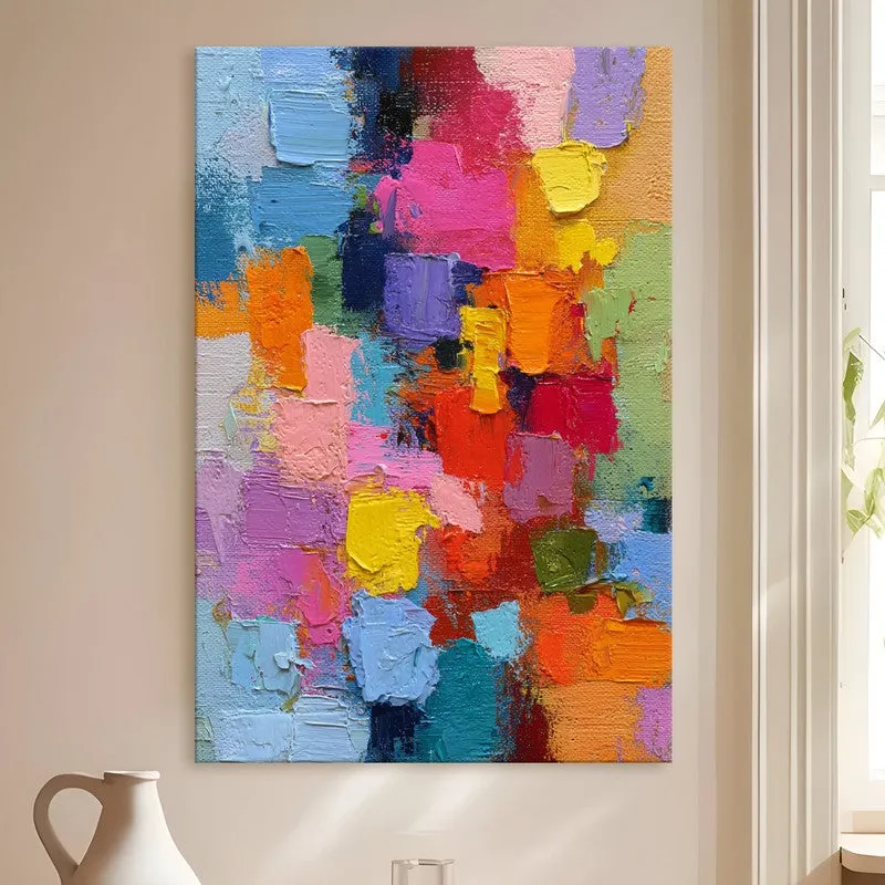 Bold Spectrum Fusion Canvas Wall Art media 4