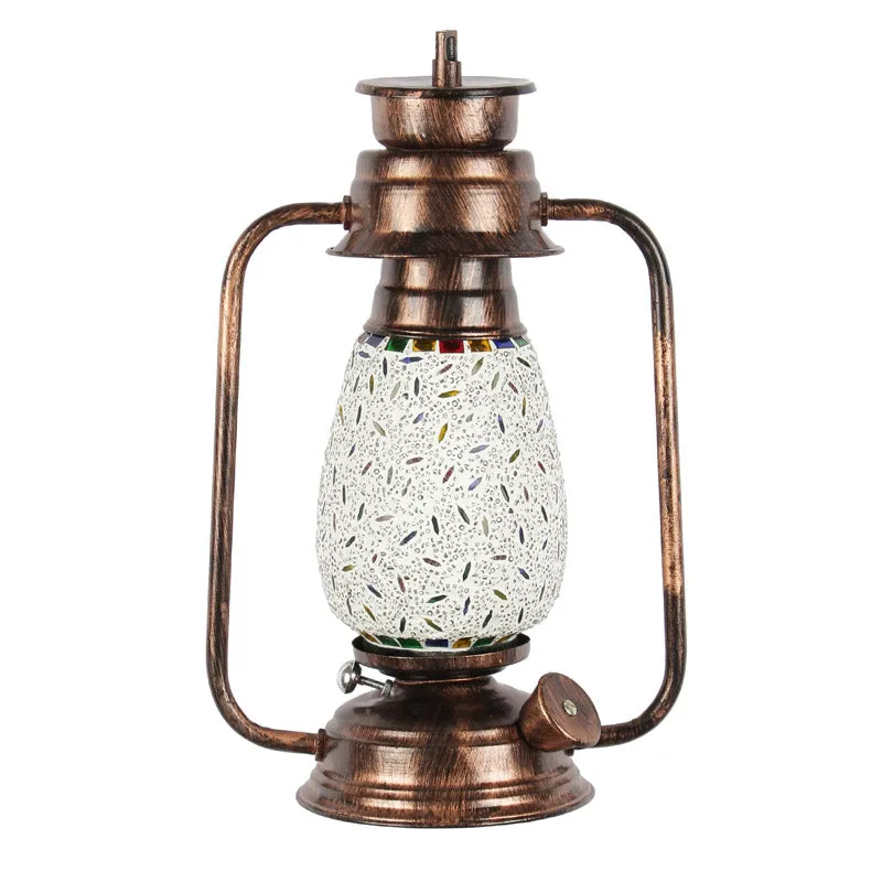Siera Mosaic Lantern Iron Wall Lamp - Copper media 5