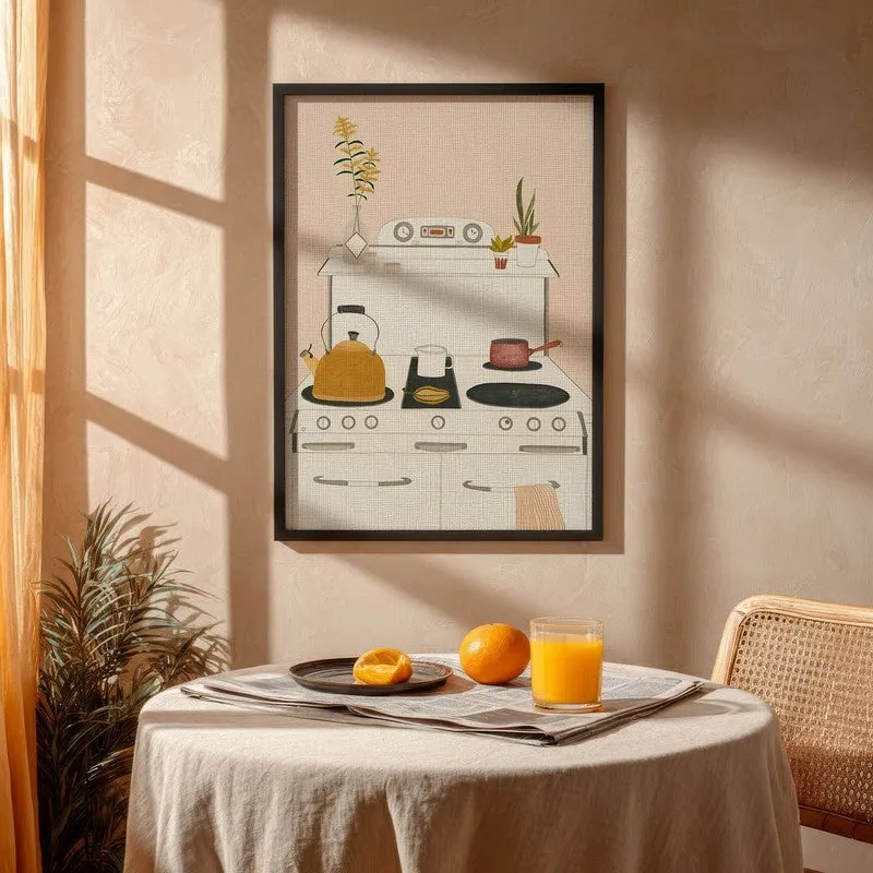 Caf Noir Archival Canvas Wall Art - Black media 4