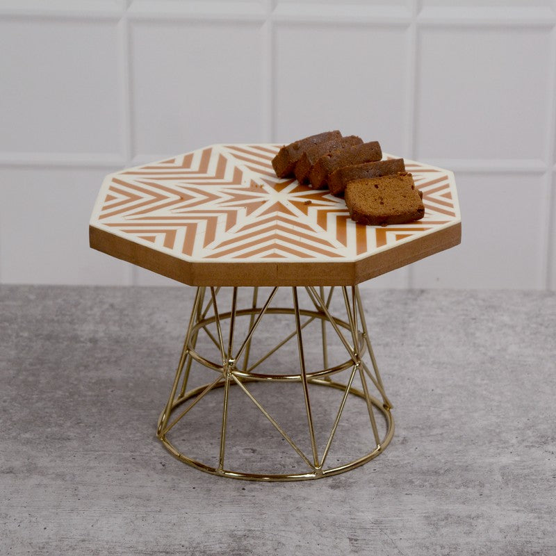 Nova Cradle Decorative Cake Stand - Gold