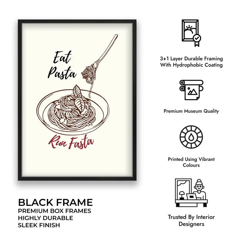 PastaAura Archival Canvas Wall Art - Black media 10