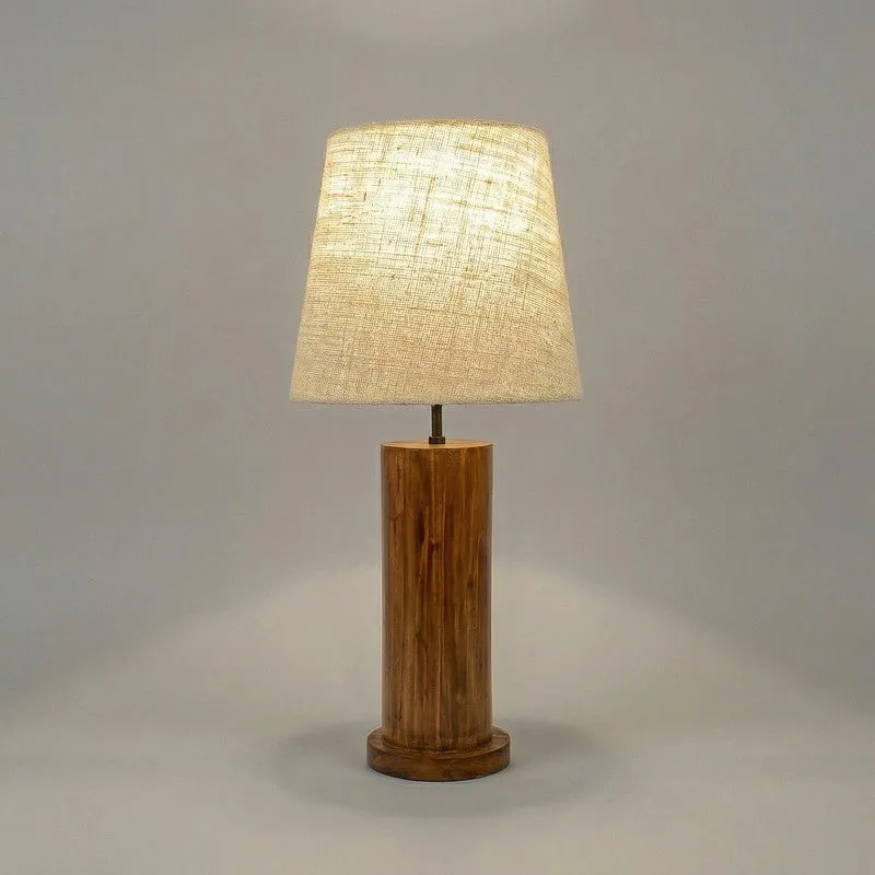 Imago Jute Table Lamp - Brown,White media 6