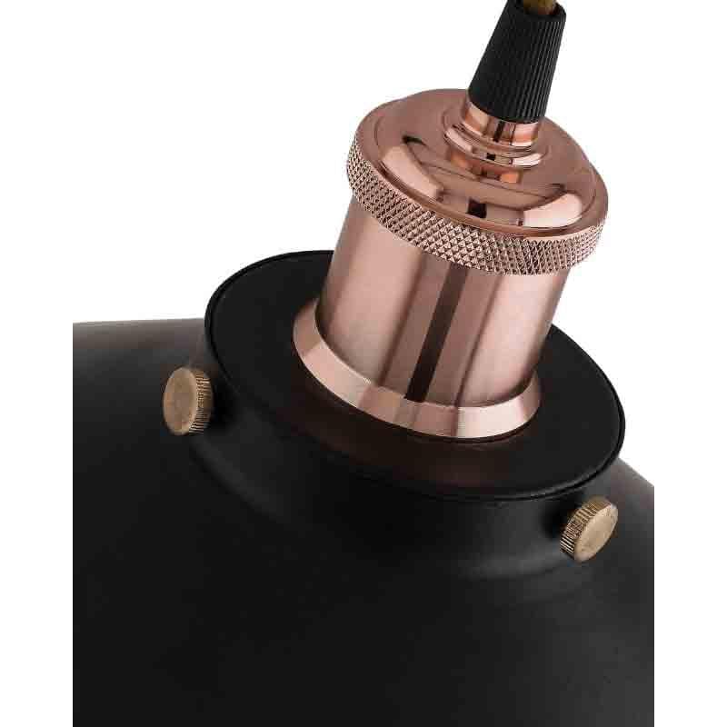 Iris Metal Ceiling Lamp - Black/Bronze media 7