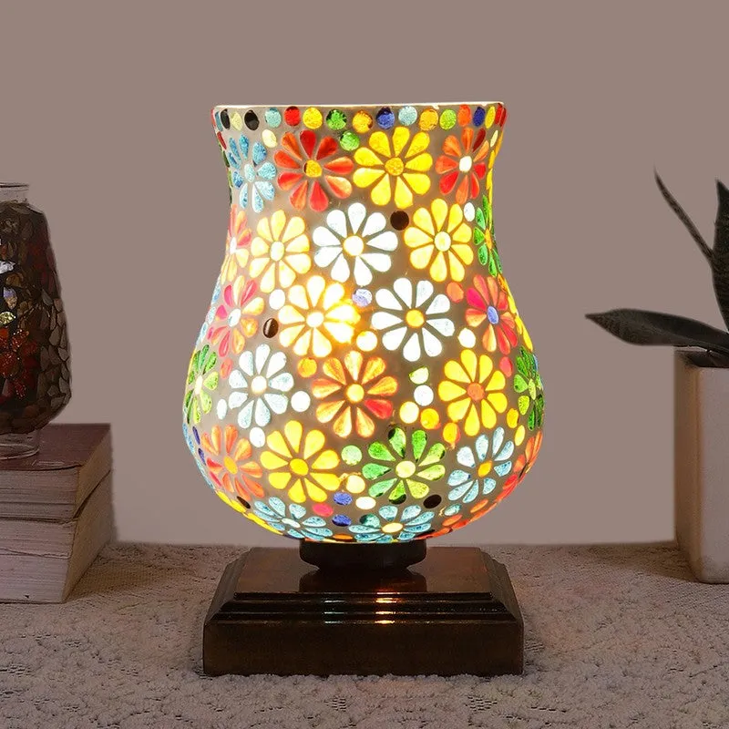 Lumique Mosaic Glass Table Lamp - Multicolor media 3