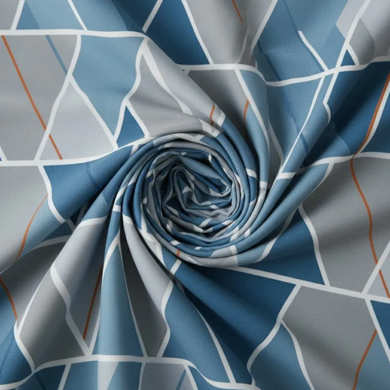 Cool Blues Microfiber Bedsheet - 125 GSM media 5