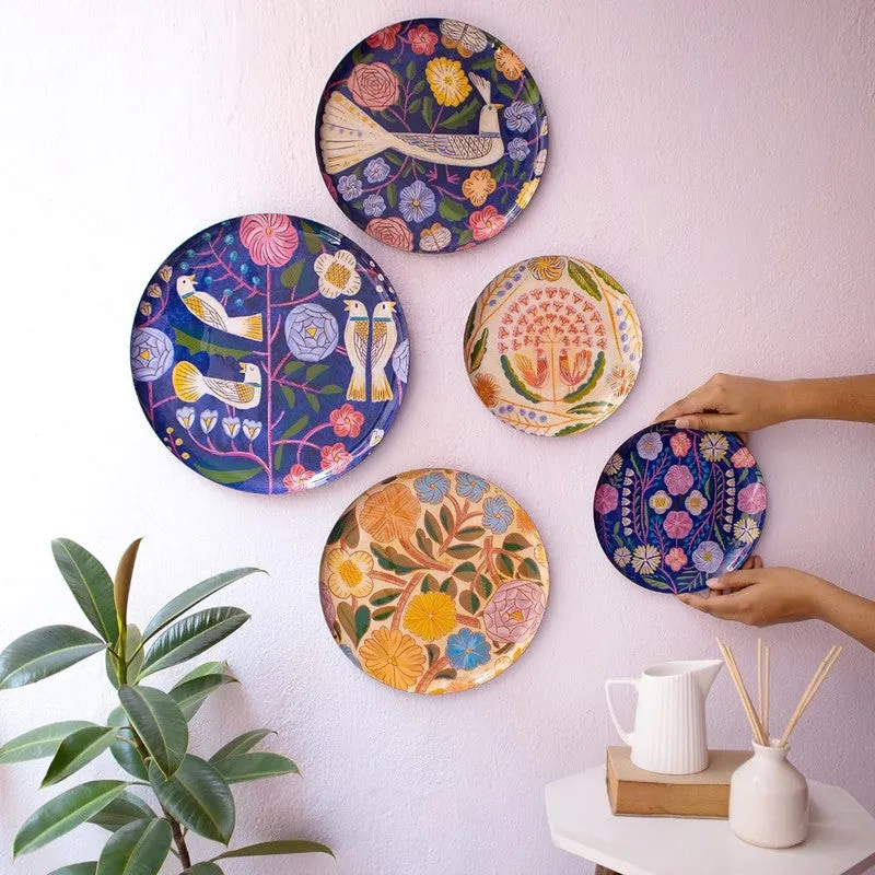 Kashmiri Charm Wall Plate - Set Of Five media 5