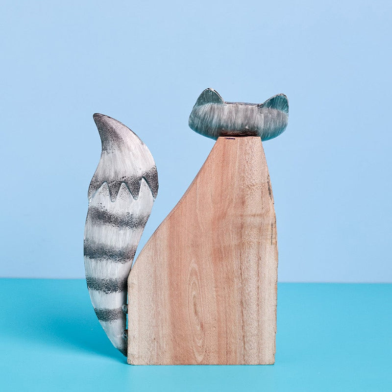 Sir Purrington Wood Showpiece media 5