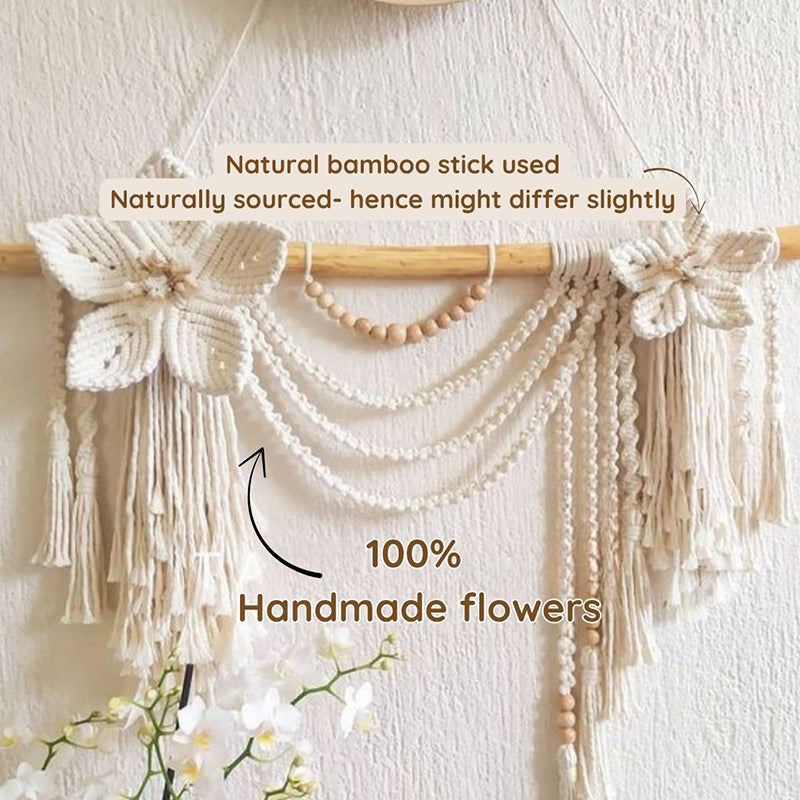 Boheime Buds I Macrame Cotton Wall Accent media 3