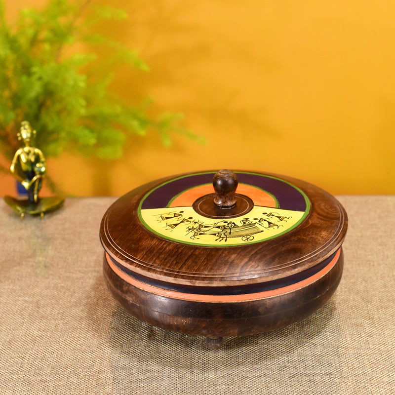 Roe Handcrafted Wood Casserole