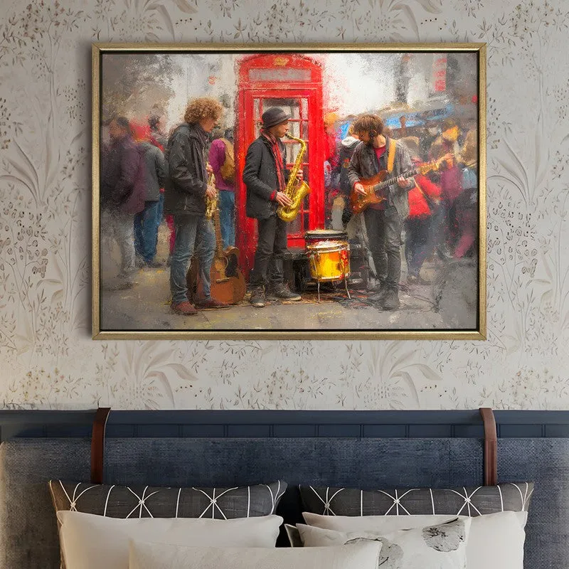 City Beat Canvas Wall Painting With Frame media 5