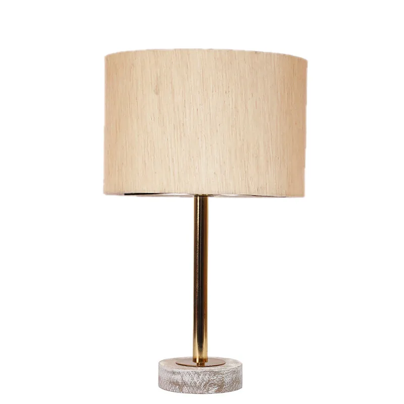 Cotin I Rodin Wooden Table Lamp - Beige,Gold,White media 4