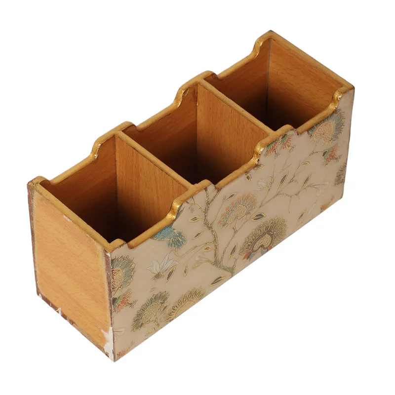 Blossom Glow Tri-Compartment Cutlery Stand media 5