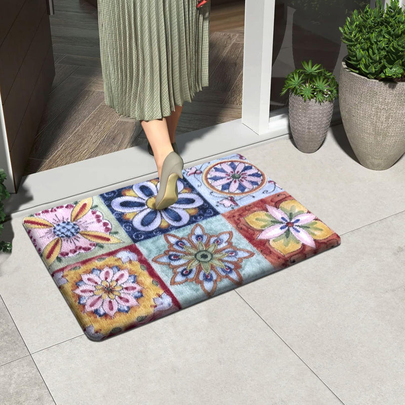 Tiled Motif PVC Anti-Fatigue Mat