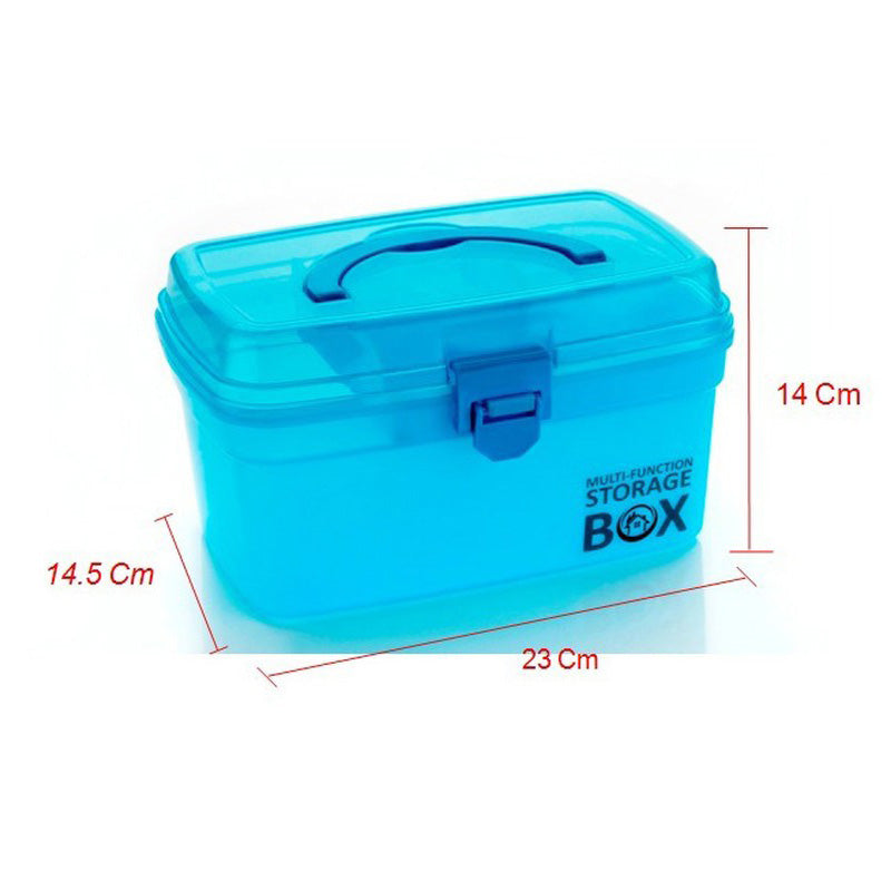 SnapLock Plastic Storage Box - Blue media 8