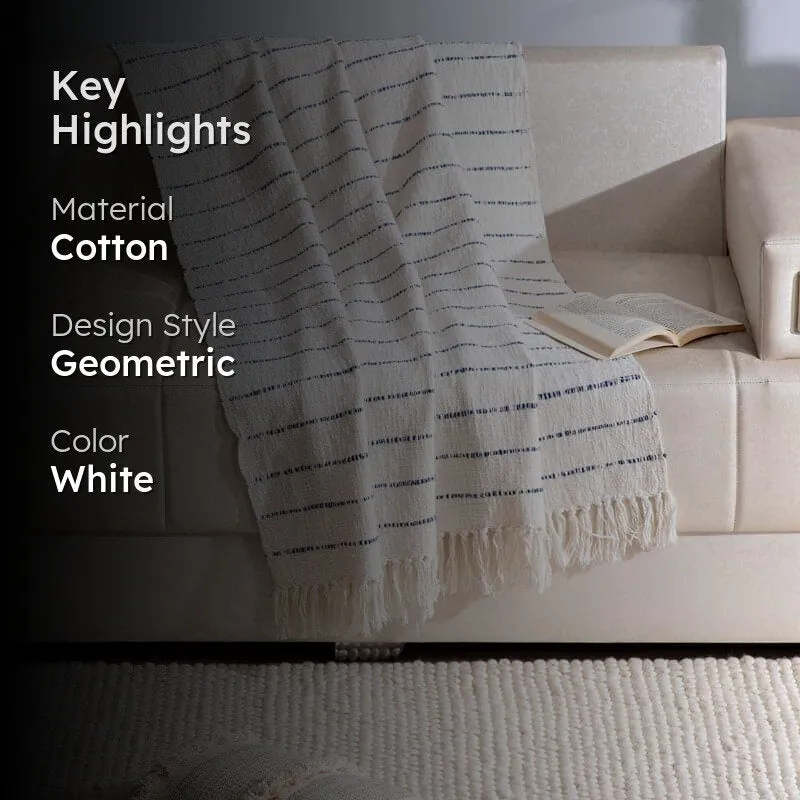 Arsha Stripe Woven Throw media 2
